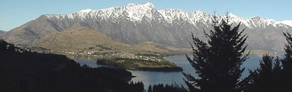 Ski field behind Mountain